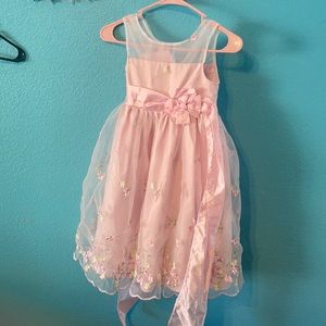 Girl’s Pink Flower Dress